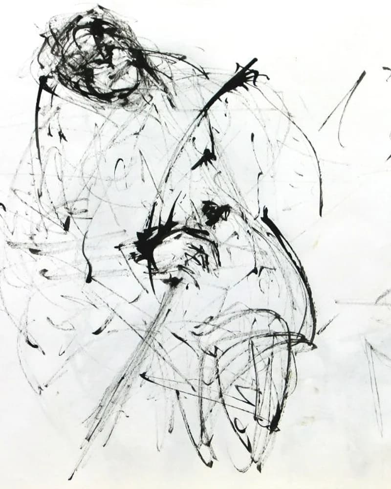 Vieille femme assise